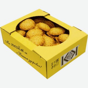 Печенье Контек Кунжутный грильяж песочное 300г, 300 г