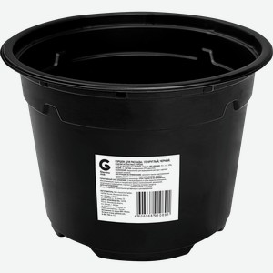 Горшок для рассады GIARDINO CLUB круглый 1л, черный