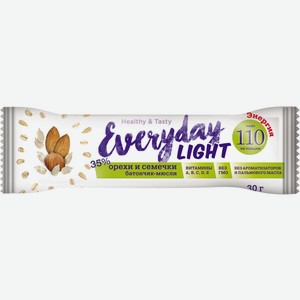 Батончик-мюсли EVERYDAY light с семечками, Россия, 30 г