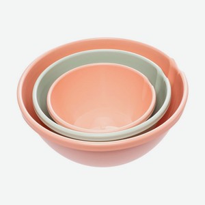 Набор мисок, Plast Team, 3 шт., в ассортименте