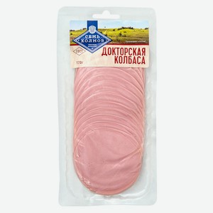 Колбаса Докторская вар ГОСТ Семь Холмов в/у Нарезка 170г