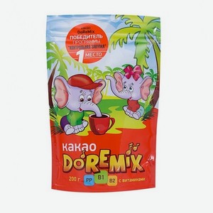 Какао Лантэль Doremix  растворимое, 200 г, флоупак