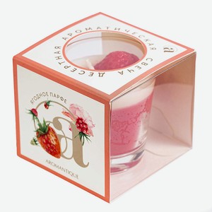 AROMANTIQUE Свеча-десерт  Ягодное парфе , 60 гр