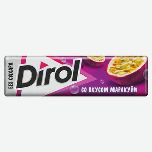 Резинка жевательная Dirol маракуйя, 13,6 г
