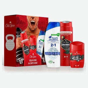 Подарочный набор Old Spice гель для душа 250 мл + шампунь для волос 2 в 1 200 мл + дезодорант 50 мл