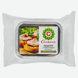 Паштет мясной «Снежана» из говяжьей печени с черносливом охлажденный, 200 г