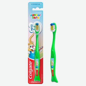 Зубная щётка детская Colgate доктор заяц супермягкая с 2 лет