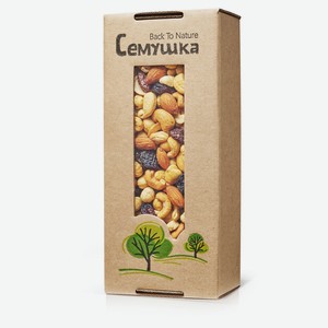 Смесь жареных орехов и изюма «Семушка», 500 г
