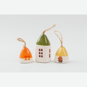 Набор колокольчиков  Домики . Цвет пастель 1 уп