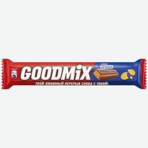 Шоколад Goodmix молочный с начинкой со вкусом печенья с хрустящей вафлей 40г, 40 г