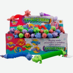 Игрушка Kiddie Play Трубозяки животные 1 шт. дизайн в ассортименте