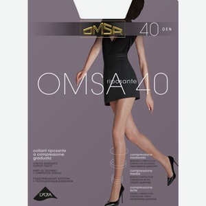 Колготки Omsa 40den черные размер XL 1пара, 1 шт