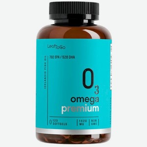 БАД LeafToGo Оз Omega Premium 120шт., 120 шт