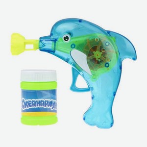 Генератор мыльных пузырей 1TOY Океанариум Дельфин со светом в ассортименте