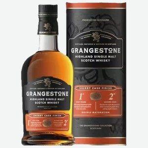 Виски Grangestone Sherry Casck Finish односолодовый 0,7 л в подарочной упаковке