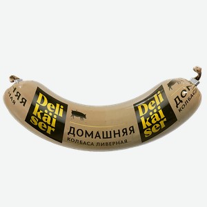 DELIKAISER Колбаса ливерная Домашняя 0,25кг п/о(Атяшево):12