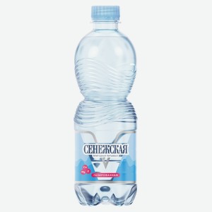 Вода питьевая «Сенежская» природная газированная, 500 мл