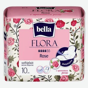 Прокладки гигиенические Bella Flora Роза, 10 шт