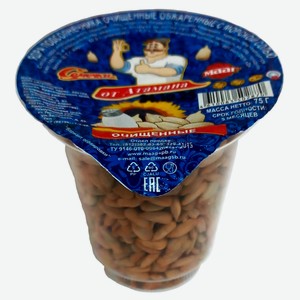 Семечки подсолнечные «от Атамана» очищенные обжаренные с моркой солью, 75 г