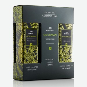 GOURMAN Набор средств для ванной и душа с феромонами № 3, 250 мл + 250 мл