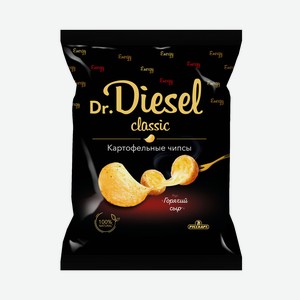 Чипсы из натурального картофеля со вкусом горячий сыр Dr. Di