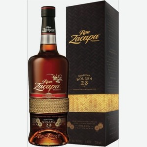 Ром Zacapa Centenario 23 Solera Gran Reserva в п/у 0.75л.