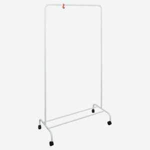 Вешалка напольная гардеробная Радуга 2 белая, 90х39х152 см