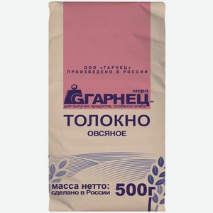 Толокно Garnec овсяное 500г, 500 г