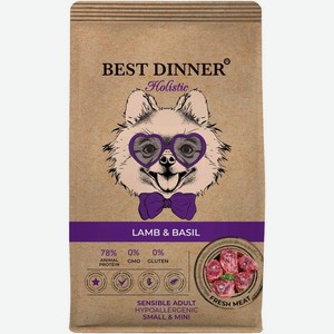 Корм сухой BD Sensibl с ягненком для собак мелких пород 3кг, 3 кг