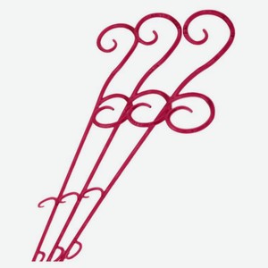 Опора для орхидей розовая, 60 см