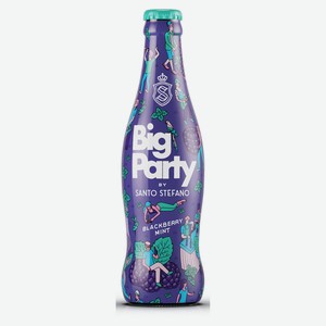 Напиток Big Party by Santo Stefano Ежевика и Мята 5%, 300 мл