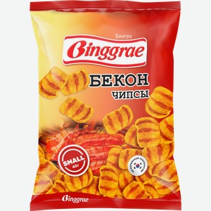 Чипсы пшеничные БИНГРЭ Бекон, 40г