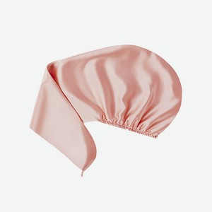 AYRIS SILK Шелковое полотенце-тюрбан для волос, Розовая пудра