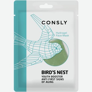 Маска д/лица Consly гидрогелевая с экстрактом ласточкиного г