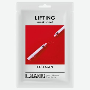 Маска для лица L.Sanic с эффектом лифтинга коллагеновая тканевая Корея, 25 мл