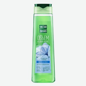 Шампунь Чистая линия Пшеница и лен для тонких и ослабленных волос 400мл, 400 мл