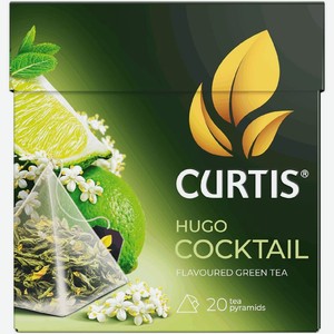 Чай зеленый Curtis Hugo Cocktail 20х1.8г, 20 шт