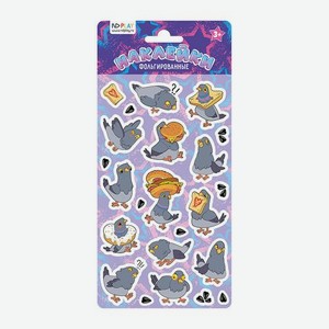 Фольгированные наклейки Голуби ND Play