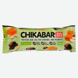 Батончик CHIKALAB глазированный с начинкой арахис