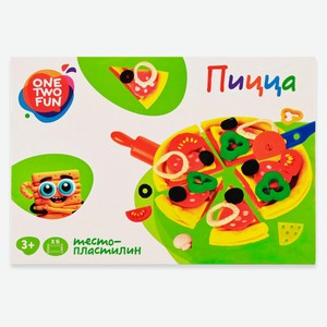 Набор для лепки ONE TWO FUN тесто-пластилин, 6 предметов в ассортименте
