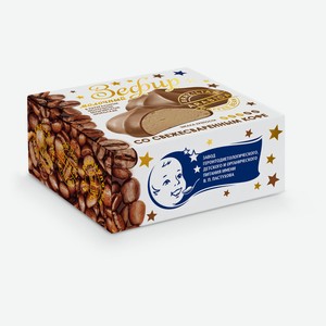 Десерт Зефир «ЗГДиОП им .В.П.Пастухова» молочный с кофе в молочном бельгийском шоколаде БЗМЖ охлажденный, 60 г