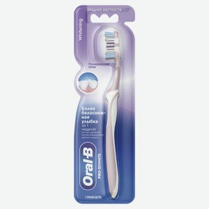 Зубная щетка Oral-B 3D White Whitening средняя