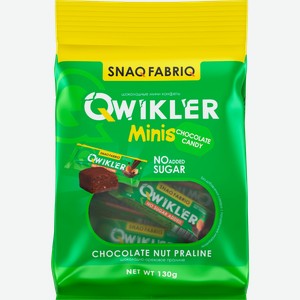 Батончик протеиновый SNAQ FABRIQ Шоколадно-ореховое пралине, глазированный, 130г