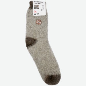 Носки шерстяные мужские INWIN однотонные, Арт. НМО/25