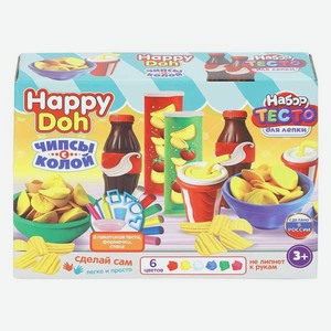 Масса для лепки Multiart Чипсы и кола 6 цв.