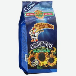 Семечки От Мартина Отборные обжаренные с морской солью 100 г