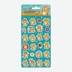 Объёмные наклейки Рыжие коты