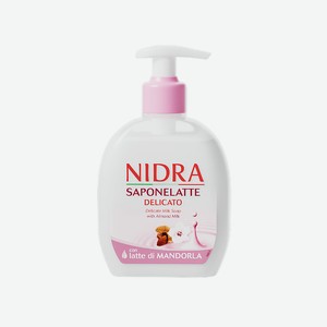 NIDRA Мыло-молочко Деликатное с миндальным молочком, 300 мл