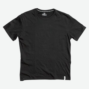 Футболка оверсайз мужская черная U-вырез SERGIO DALLINI SGU7