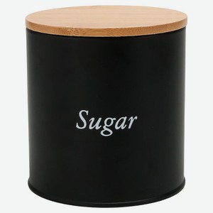 Банка металлическая для сахара Actuel черная, 600 мл